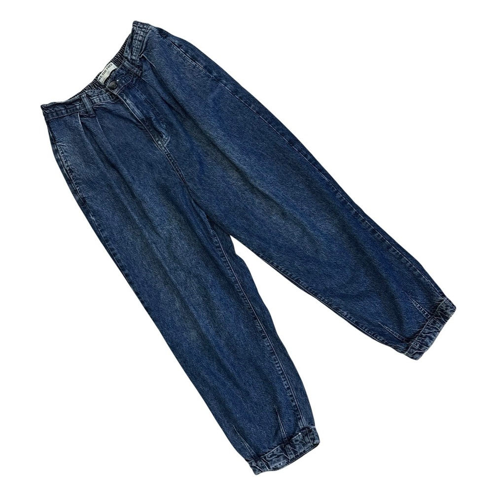 We The Free Free People Esme High Rise Pull On Trouser Jean S Blue Stonewash